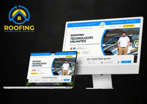 Roofing Technologies Unlimited website mockup